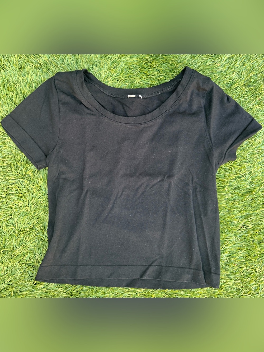 Classic Black Scoop Neck Women’s Top